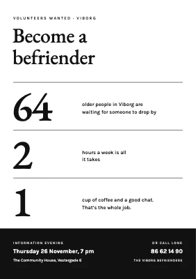 Volunteers wanted — befriending in numbers