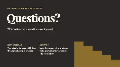 Page 5 of Green transition webinar — the gold staircase