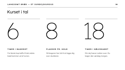 Side 4 af Surdejskursus — langsomt brød