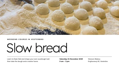 Sourdough course — slow bread