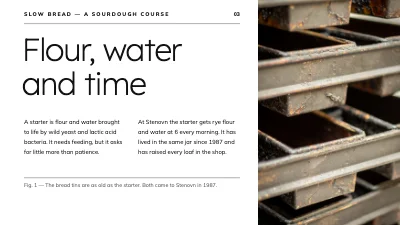 Page 3 of Sourdough course — slow bread