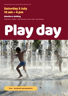 Play day — water play for children