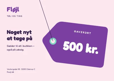 Gavekort — tøjbutik