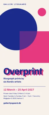 Gallery roll-up — risograph exhibition