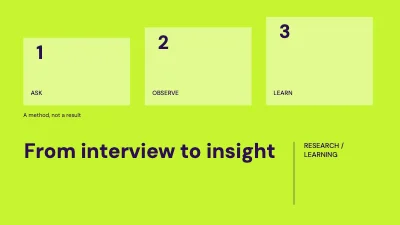 From interview to insight