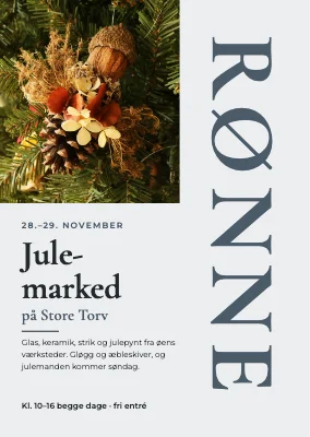 Julemarked i Rønne — kunsthåndværk