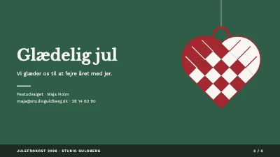 Side 6 af Julefrokost — program