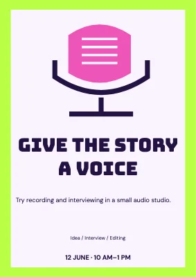 Give the story a voice