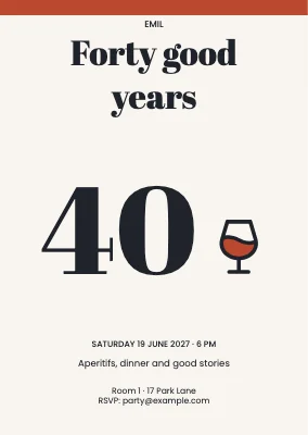 Forty good years