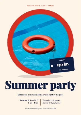 Swim club summer party