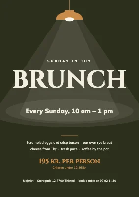 Sunday brunch in Thisted — beam of light