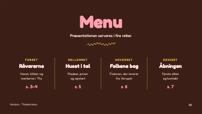 Side 2 af Restaurantkoncept — Thy på tallerkenen
