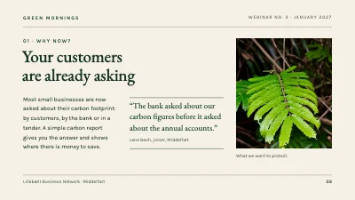 Page 3 of Carbon reporting webinar — editorial