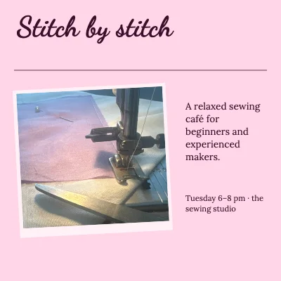 Stitch by stitch · handwritten diary