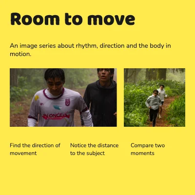 Room to move · graphic field guide