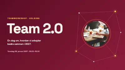Teamworkshop — teamdag for kolleger