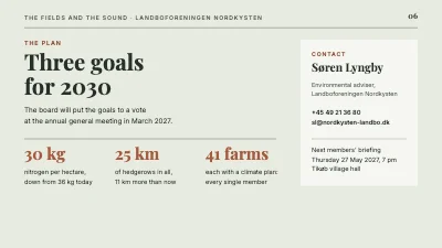 Page 6 of Sustainable farming — the fields and the Sound
