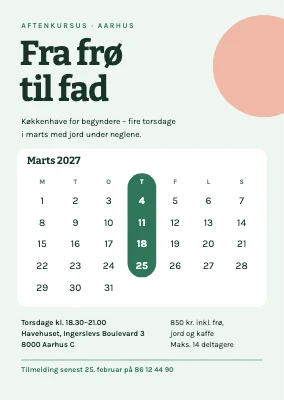 Kursusinvitation — køkkenhave fra frø