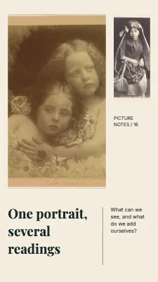 One portrait, several readings · Corner study