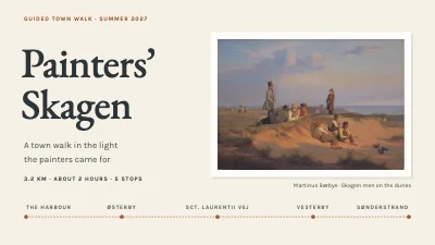 Skagen town walk — the painters’ town
