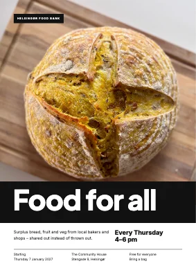 Food bank — surplus food giveaway