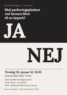 Borgermøde — ja eller nej