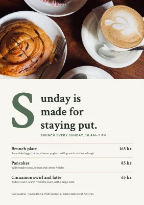 Sunday brunch — café