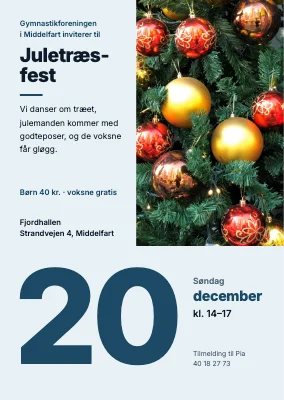 Juletræsfest — stor dato