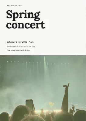 Spring concert in Kalundborg