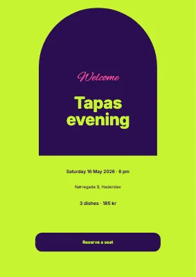 Tapas evening in Haderslev