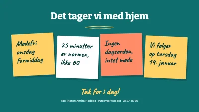 Side 5 af Teamworkshop — færre og bedre møder
