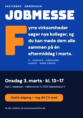 Jobmesse — 40 virksomheder