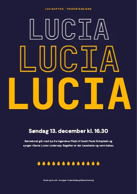 Luciaoptog — LUCIA i tre trin