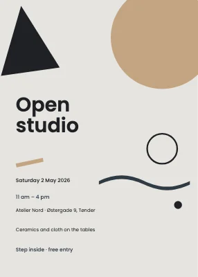 Open studio in Tønder