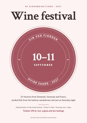 Wine festival — Vin ved Fjorden in Hvide Sande