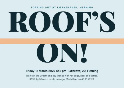 Topping-out party — the last beam