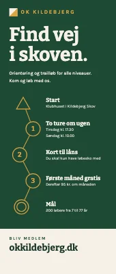 Roll-up til orienteringsklub — bliv medlem