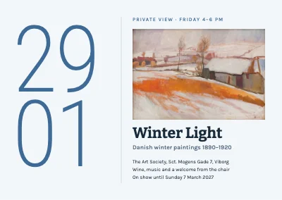 Private view — giant date