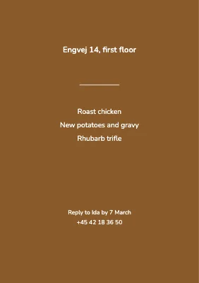 Page 2 of Sunday dinner
