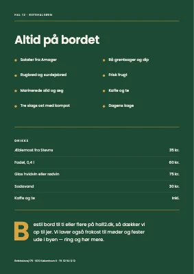 Side 2 af Frokostbuffet — ugens menu