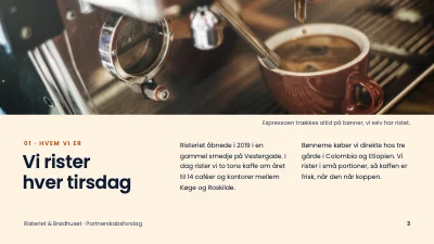 Side 3 af Partnerskabsforslag — kaffe og bageri