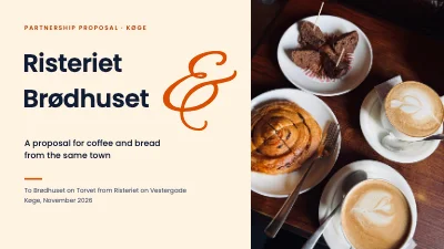 Partnership proposal — coffee and bakery