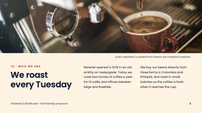 Page 3 of Partnership proposal — coffee and bakery