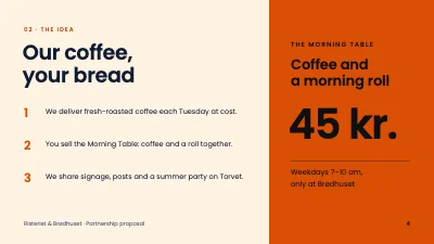 Page 4 of Partnership proposal — coffee and bakery