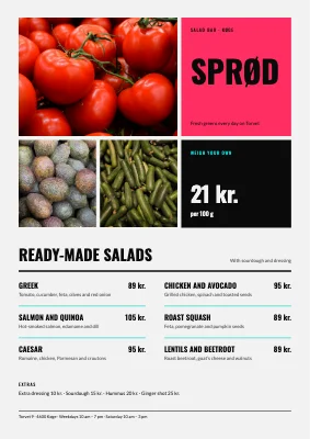 Salad bar — ready-made salads