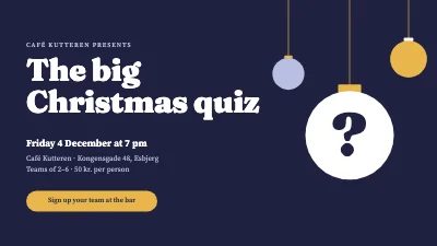 Christmas quiz — baubles