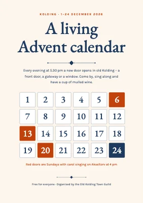 Living Advent calendar — letterpress