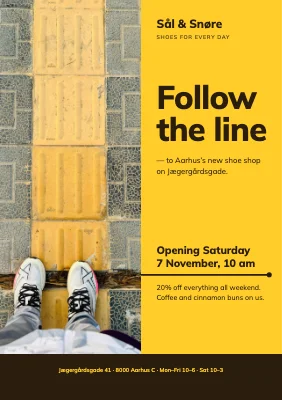 Shoe shop — opening