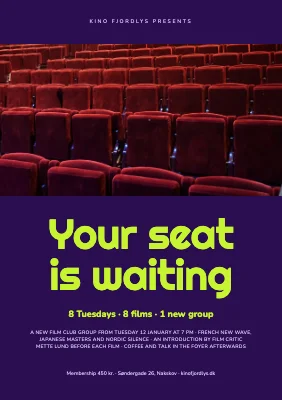 Cinema film club — new group