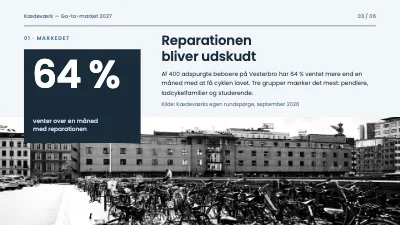 Side 3 af Go-to-market-plan — lancering af cykelservice